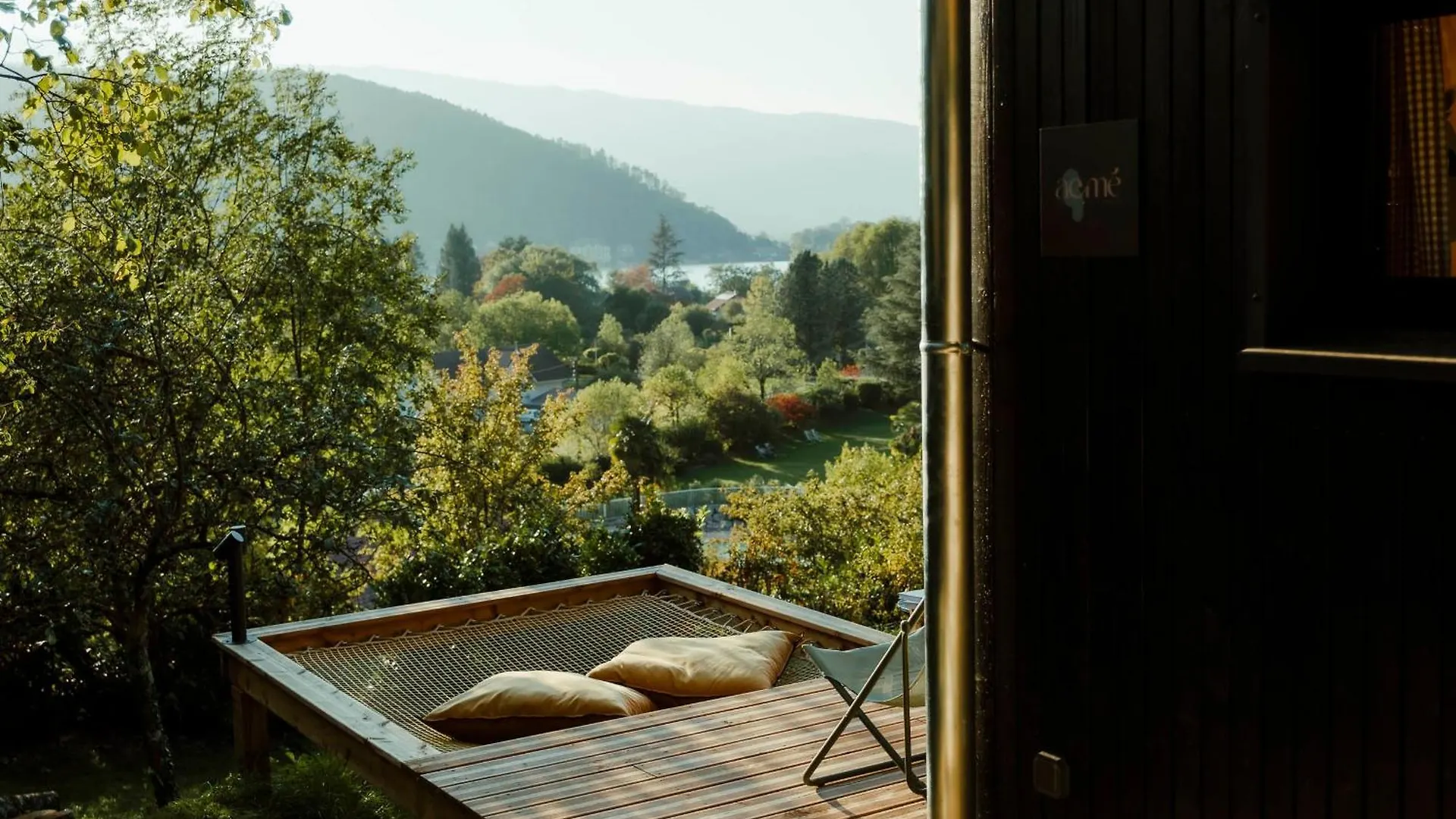 Ecolodge Acme Jacuzzi Vue Lac Angon